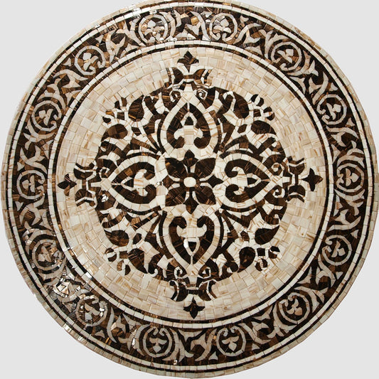 Bold Mosaic Medallion