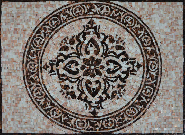Mosaic Artwork - Royal Flower