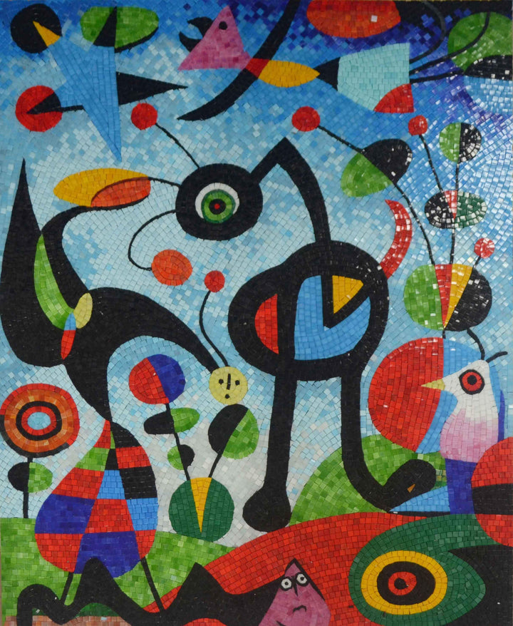 Joan Miro's "The Garden" - Mosaic Reproduction