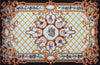 Mandarin Mosaic Rug - Glass Mosaic Tile 