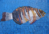 Harlequin Tuskfish - Mosaic Fish Art