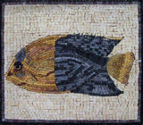 Yellow and Blue Fish Mosaic
