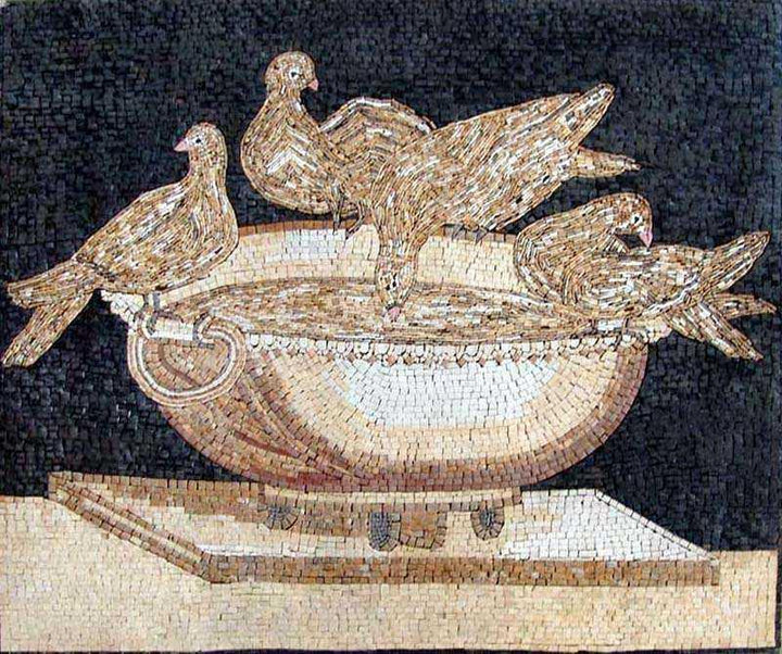 Mosaic Artwork - Sosus of Pergamon