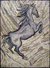 Mosaic Artwork - Light Horse