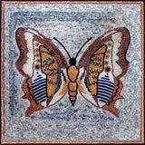 Marble Mosaic Artwork - Butterfly
