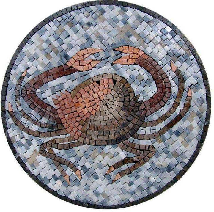 Crab Mosaic Art