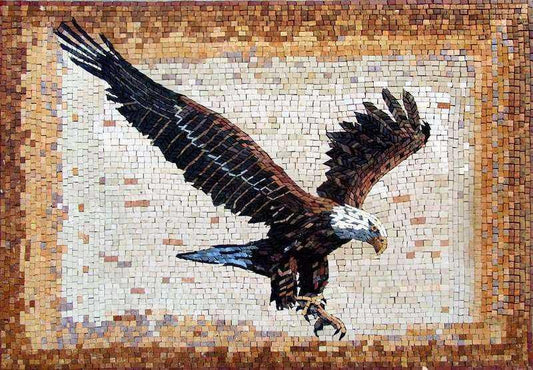Marble Mosaic Art -Eagle