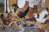 Mosaic Kitchen Backsplash- Cockfight II