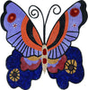 Mosaic Designs - Artistic Colorful Butterfly