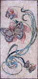Mosaic Designs - Butterflies on Flowers