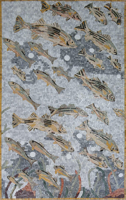 Nautical Scene - Swimming Fishes