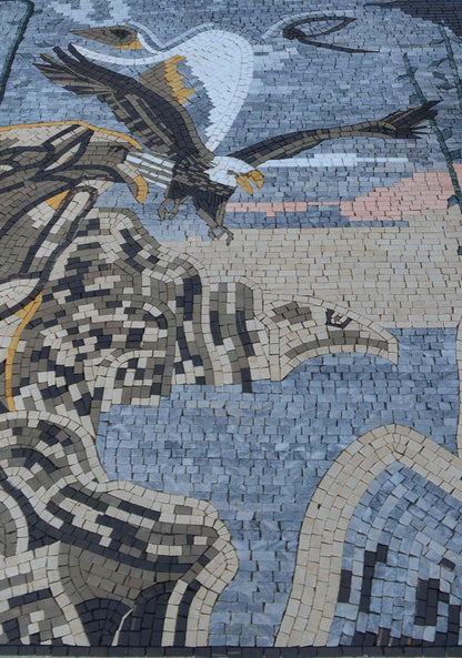 Mosaic Mural - The Eagle
