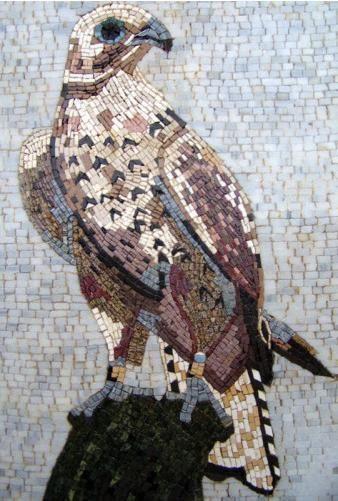 Marble Mosaic Art - Royal Falcon