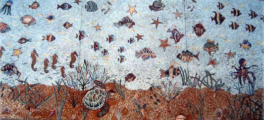 Magnificant Nautical Marble Mosaic