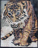 Mosaic Art Designs - Tiger