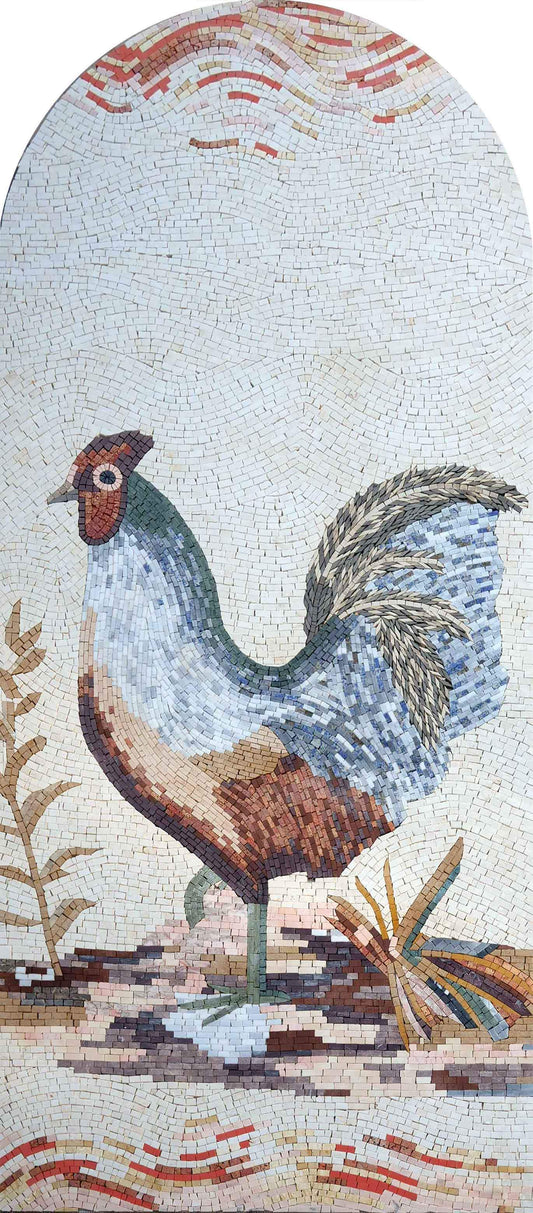 Cockerel Mosaic Art