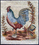 Mosaic Kitchen Backsplash- Cockerel