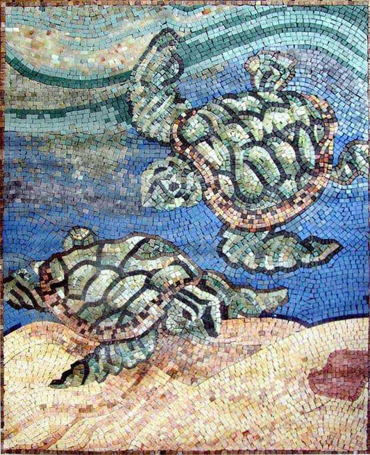 Sea Turtles Mosaic
