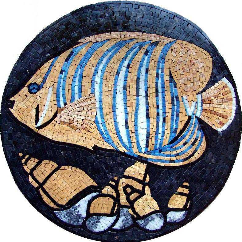 Circular Fish Mosaic