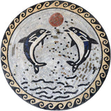 Two Dolphins Medallion