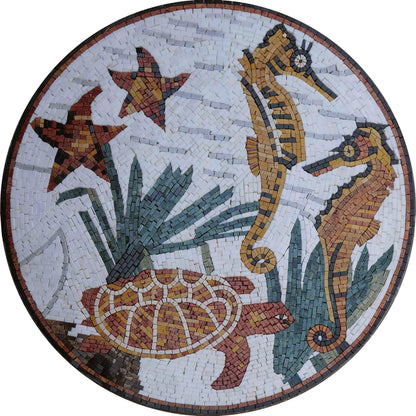 Mosaic Designs - The Life at Sea