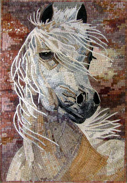 Creamy Natural Tone - White Horse Mosaic