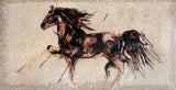 Marble Mosaic - Horse Gallop