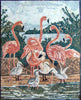 Animal Mosaic Designs - Pink Flamingo