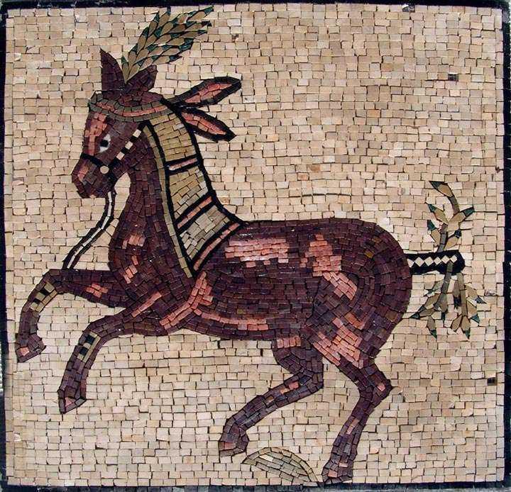 Christmas Reindeer - Mosaic Accent