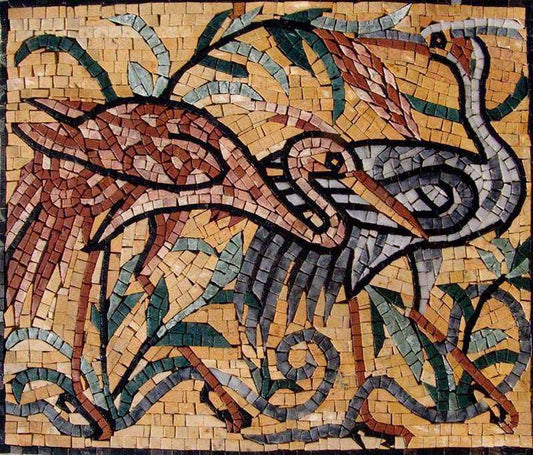 Mosaic Designs - Graceful Herons