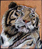 Mosaic Wall Art - Tiger
