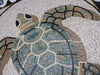 Sea Turtle Mosaic Art With Borders