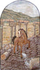 Marble Mosaic Art - Charming Horse