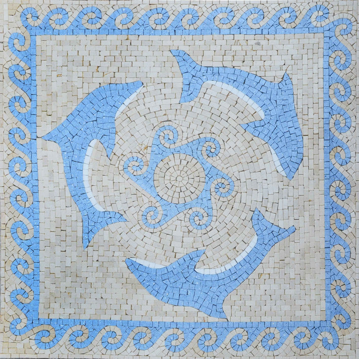 Mosaic Accent - Dolphins Trio