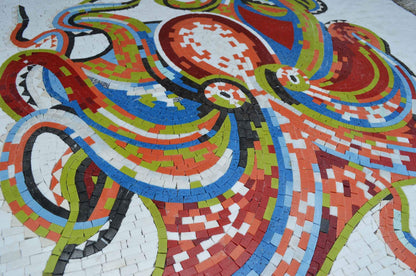 Octopus in Colors - Mosaic Art