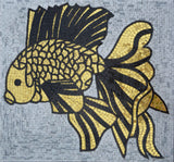 Mosaic Artwork - The Gloden Fish