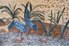 Mosaic Tile Art - Blue Birds