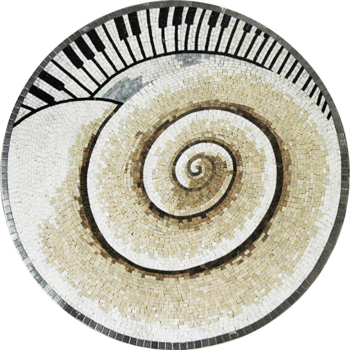 Snail Mosaic Zentangle 