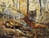 Mosaic Artwork - Captivating Tiger