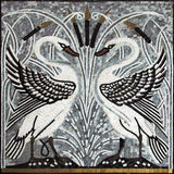 Mosaic Tile Patterns - White Swans