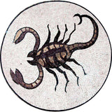 Mosaic Art - Scorpion Medallion 