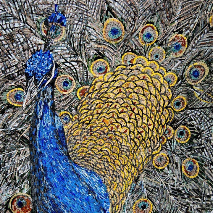Mosaic Designs - Colorful Peacock