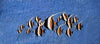 Group of Fish in the Blue Sea Marble Mosaic