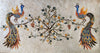 Mosaic Wall Art - Peafowls
