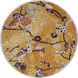 Japanese Flower Mosaic Panel - Julie
