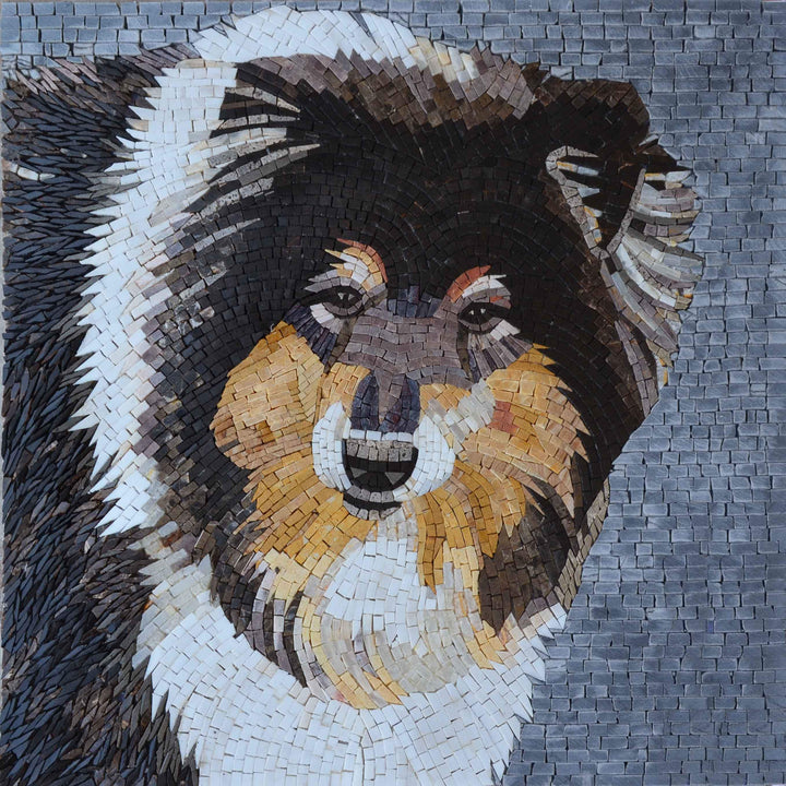 Mosaic Artwork - Shetland Sheepdog