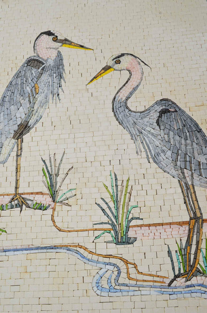 Mosaic Art - The Pelicans of Illinois