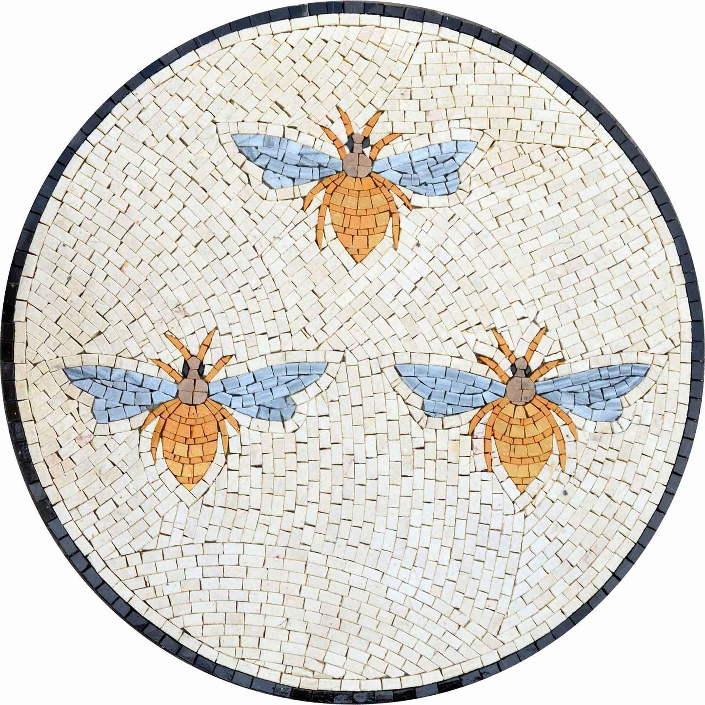 Mosaic Medallions - The bees Gradient