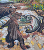 Mosaic Artwork - Grizzly Bear