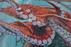 Nautical Mosaic Art - Orange Octopus